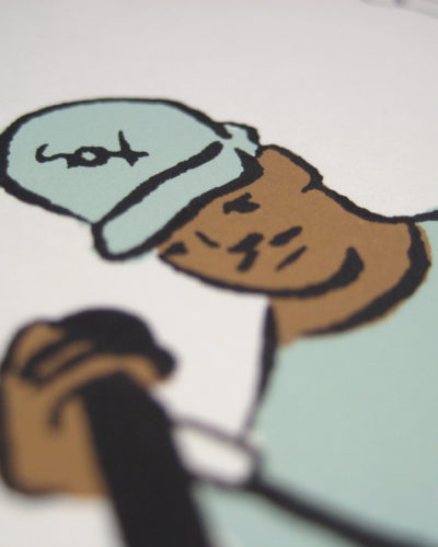 Chance the Rapper print (detail)