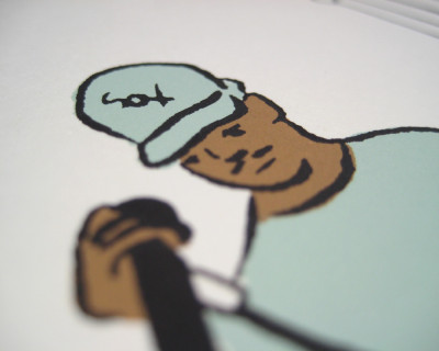 Chance the Rapper print (detail)